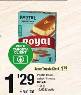 SPAR Fragadis Pastis fresc sabor llimona royal oferta