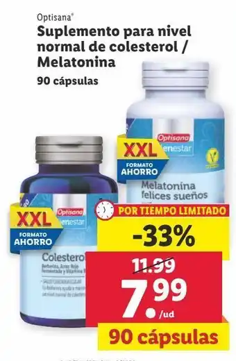 Lidl Medicamentos optisana oferta