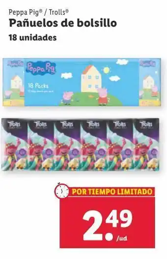 Lidl Pañuelos de papel oferta