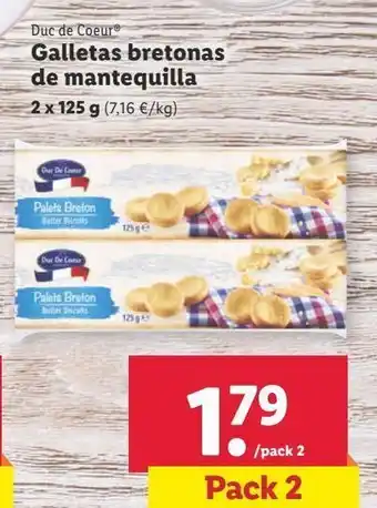 Lidl Galletas duc de coeur oferta