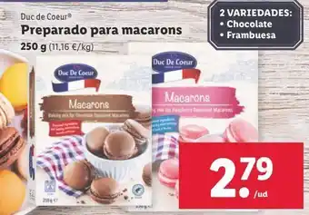 Lidl Macarons duc de coeur oferta