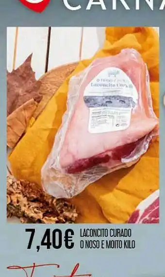 Claudio Laconcito curado o noso e moito kilo oferta