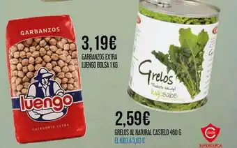 Claudio Garbanzos extra luengo bolsa grelos al natural castello oferta