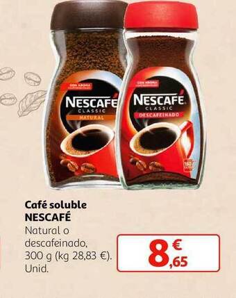 Alcampo Café soluble nescafé oferta