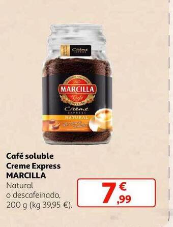 Alcampo Café soluble creme express marcilla oferta