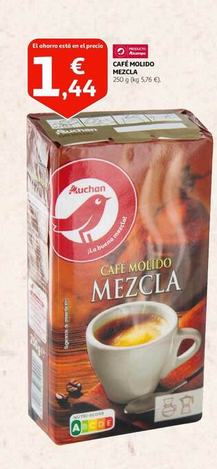 Alcampo Café molido mezcla oferta