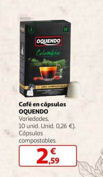 Alcampo Café en cápsulas oquendo oferta