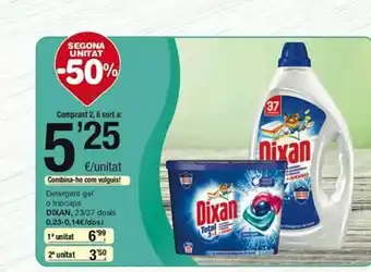 SPAR Fragadis Detergent gel o triocaps dixan oferta
