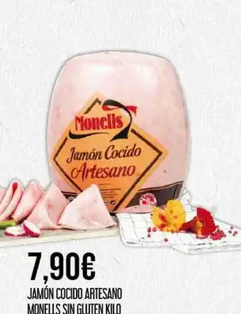 Claudio Jamón cocido artesano monells sin gluten oferta