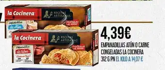 Claudio Empanadiçllas atún o carne congeladas la cocinera oferta