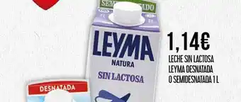 Claudio Leche sin lactosa leyma desnatada o semidesnatada oferta