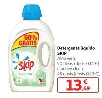 Alcampo Detergente líquido skip oferta