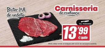 SPAR Fragadis Bistec 1aa de vedella oferta