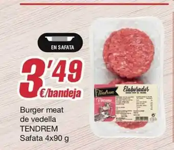 SPAR Fragadis Burger meat de vedella tendrem oferta