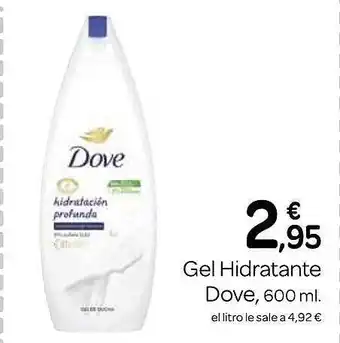 Supermercados El Jamón Gel hidratante dove oferta