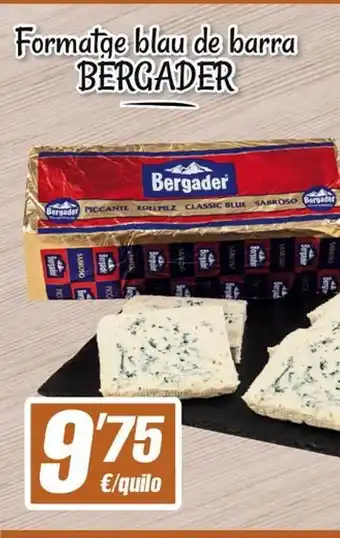 SPAR Fragadis Formatge blau de barra bergader oferta