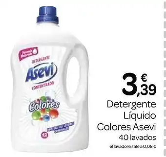 Supermercados El Jamón Detergente líquido colores asevi oferta