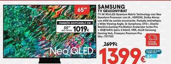 Worten Samsung tv qe65qn91bat oferta