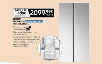 Costco Samsung frigorífico americano inox rf65a967esr es oferta