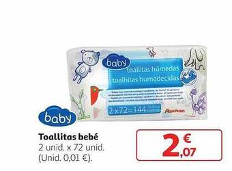 Alcampo Toallitas bebé oferta