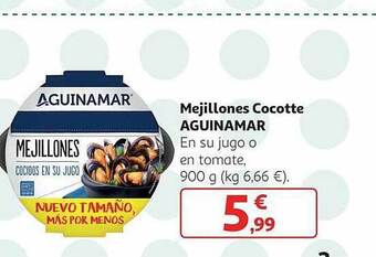 Alcampo Mejillones cocotte aguinamar oferta