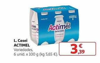Alcampo L. casei actimel oferta