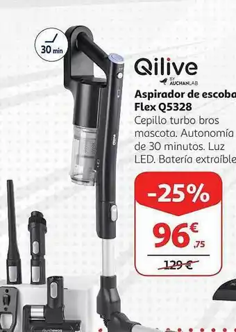 Alcampo Qilive aspirador de escobar flex q5328 oferta