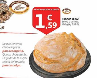 Alcampo Hogaza de pan oferta