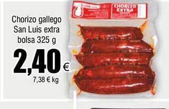 FROIZ Chorizo gallego san luis oferta