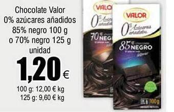 FROIZ Chocolate valor oferta