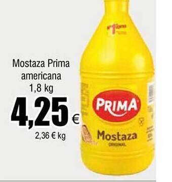 FROIZ Mostaza prima americana oferta