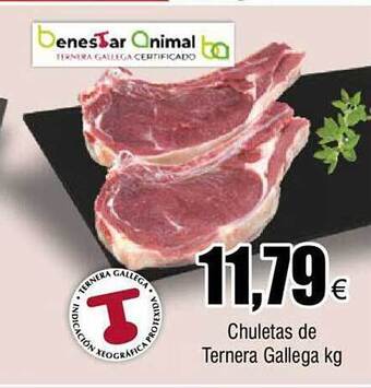 FROIZ Chuletas de ternera gallega oferta