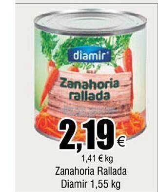 FROIZ Zanahoria rallada diamir oferta