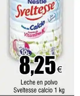 FROIZ Leche en polvo sveltesse calcio oferta