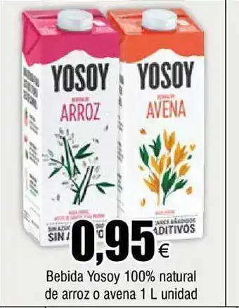 FROIZ Bebida yosoy 100% natural oferta