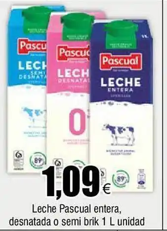 FROIZ Leche pascual oferta