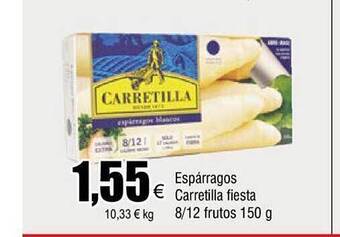 FROIZ Espárragos carretilla fiesta oferta