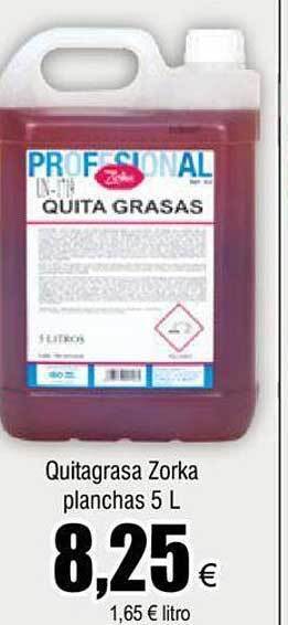 FROIZ Quitagrasa zorka planchas oferta