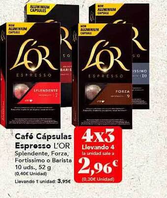 Gadis Café cápsulas espresso l'or oferta