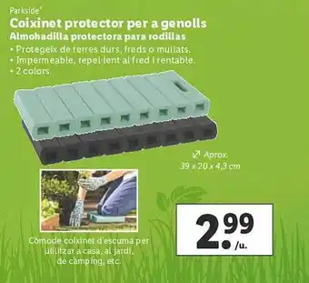 Lidl Coixinet protector per a genolls oferta