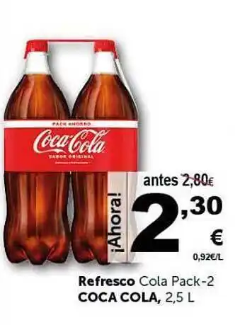 Masymas Refresco coca cola oferta