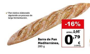 Masymas Barra de pan mediterránea oferta