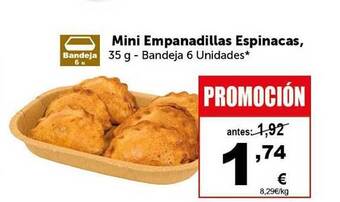 Masymas Mini empanadillas espinacas oferta