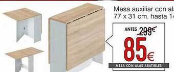 Atrapamuebles Mesa con alas abatibles oferta
