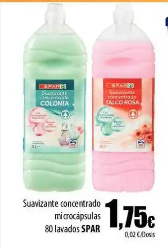 SPAR Lanzarote Suavizante concentrado microcápsulas spar oferta