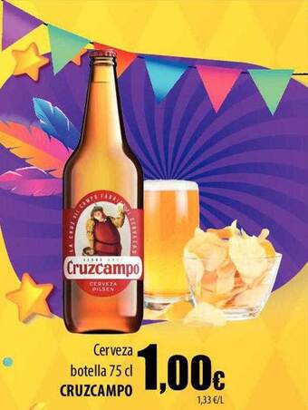 SPAR Lanzarote Cerveza cruzcampo oferta