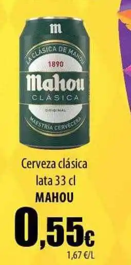 SPAR Lanzarote Cerveza clásica mahou oferta