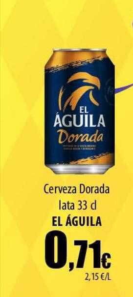 SPAR Lanzarote Cerveza dorada el águila oferta