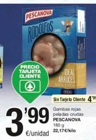 SPAR Gambas rojas peladas crudas pescanova oferta