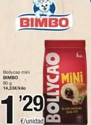 SPAR Bollycao mini bimbo oferta